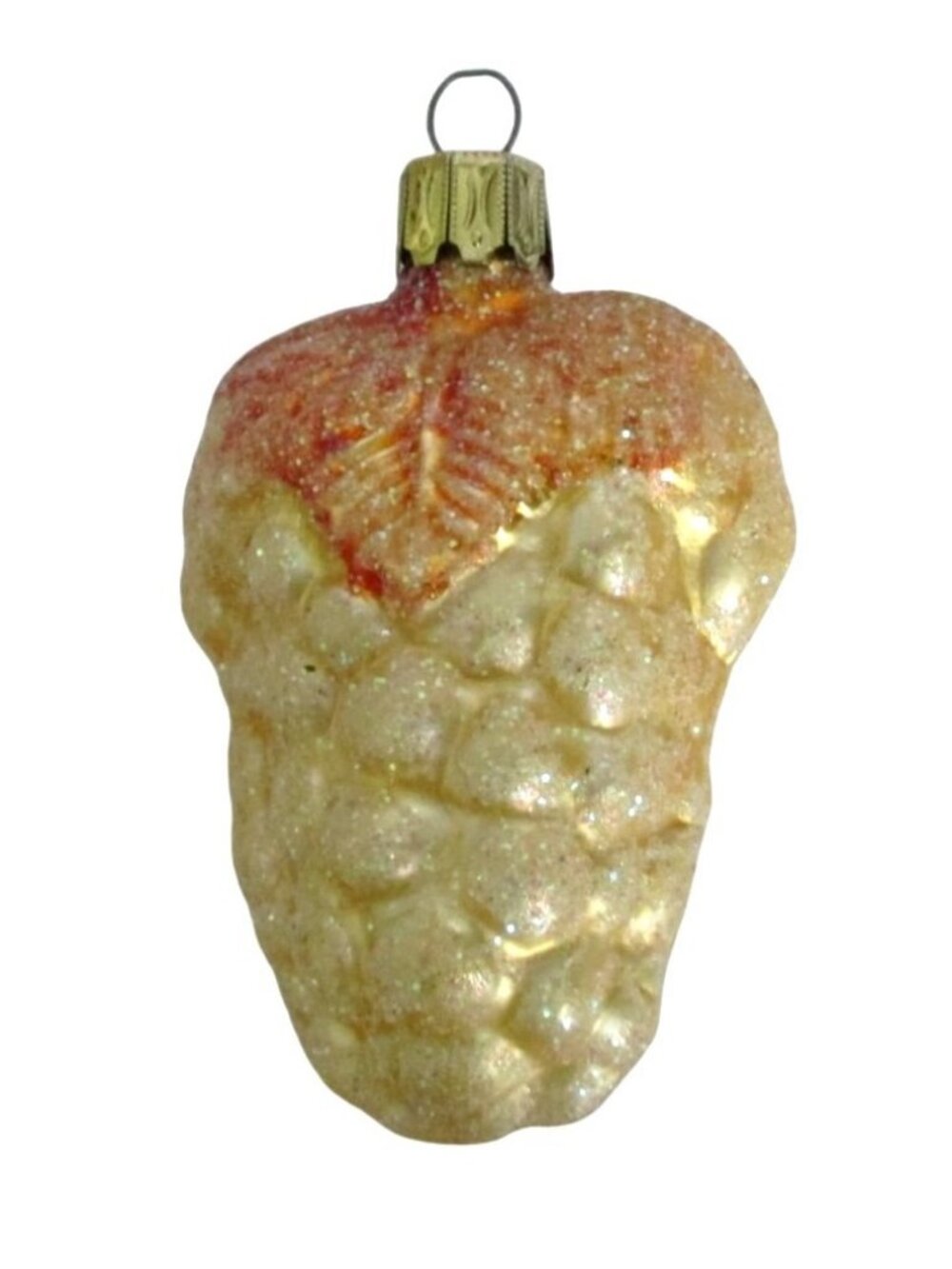 Vintage Grape Cluster Christmas Glass Ornament Germany Bauble